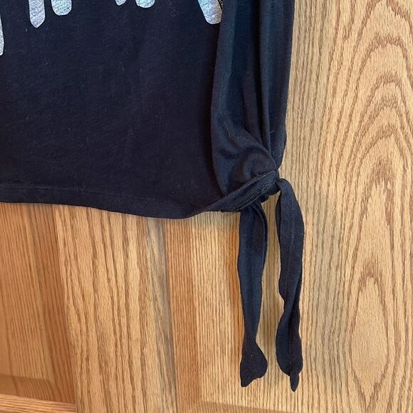 VICTORIA'S SECRET PINK Tie Front Logo Tee - Picture 3 of 9